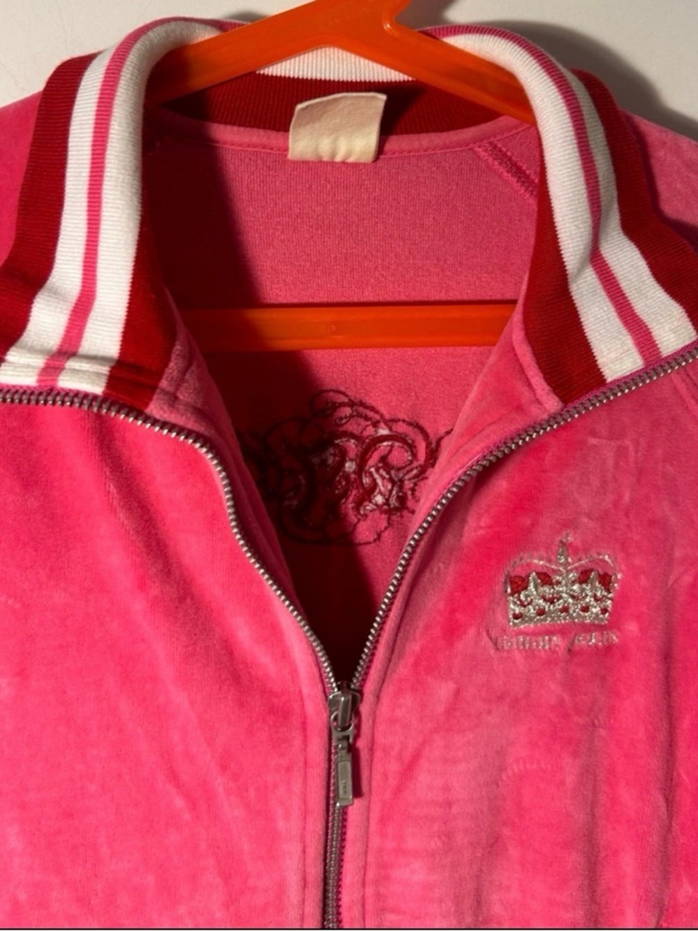 Tommy Jeans  Pink Women's Full Zip Logo Sweatshirt Size S
